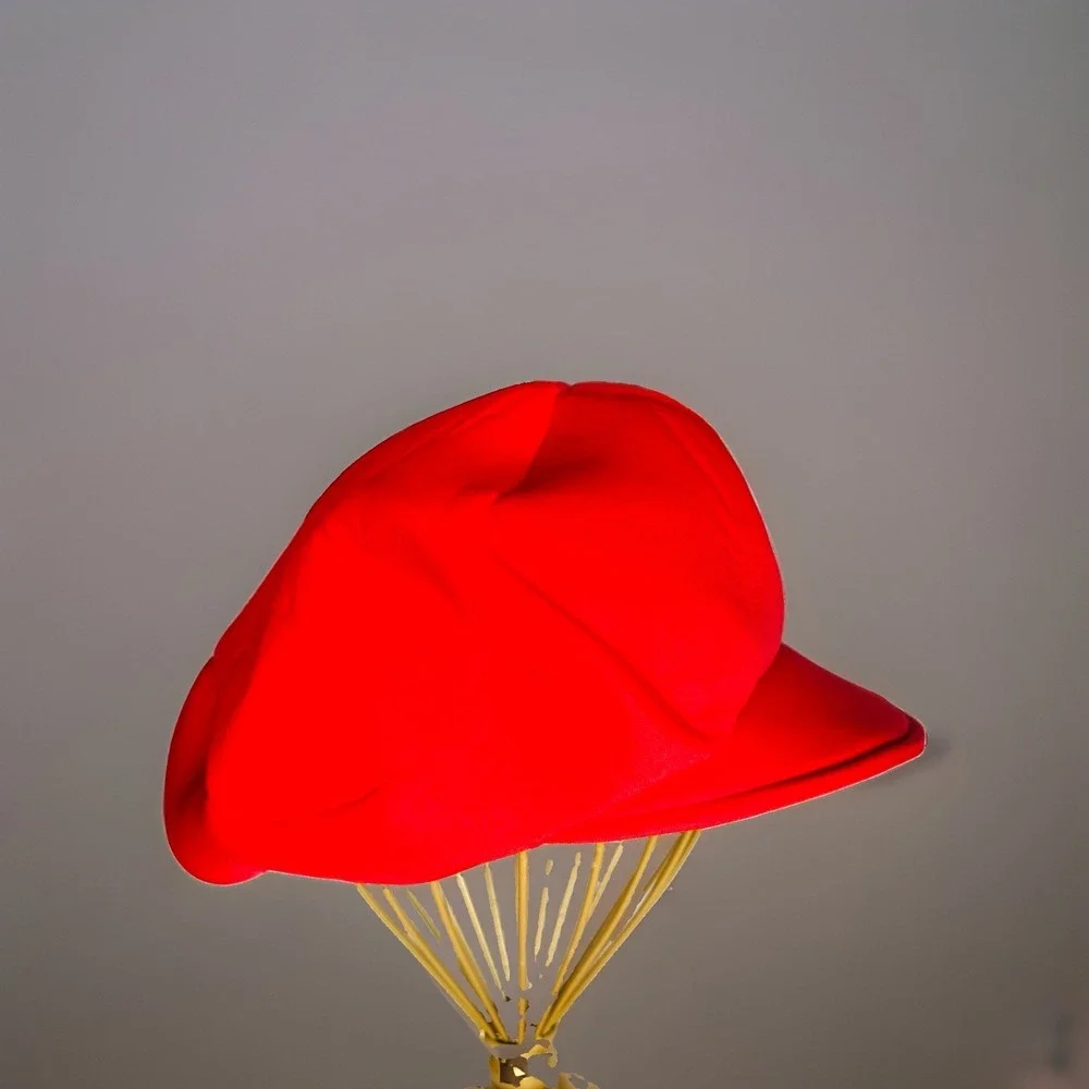Nintendo Super Mario Red Costume Hat Cosplay Halloween Dress Up Party Cap